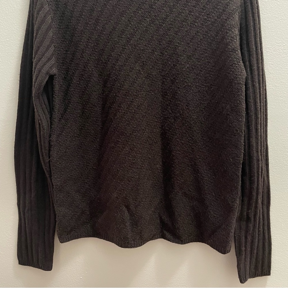 HARVE BENARD by BENARD HOLTZMAN Women’s Brown Wool Blend Sweater. Size M - Picture 7 of 8